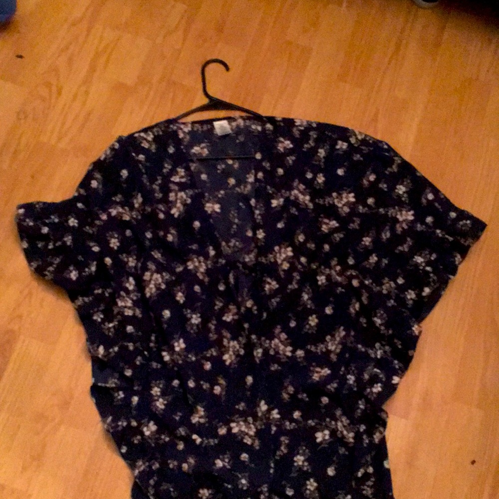 Blue Floral Kimono